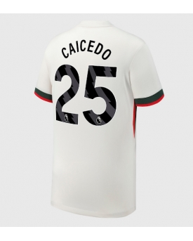 Billige Fotballdrakt Chelsea Moises Caicedo #25 Replika Bortedrakt 2025-26 Kortermet Billige Fotballdrakt Chelsea Moises Caicedo #25 Replika Bortedrakt 2025-26 Kortermet